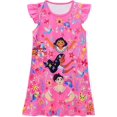 thumbnail image 1 of Jupe Princesse Maison Complète Magique pour Fille Manches Courtes à Volants Robe Col Rond pour Fille, 1 of 2
