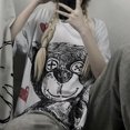 thumbnail image 5 of Camiseta de verano 2024 para mujer, camisetas de gran tamaño con estampado de dibujos animados de Sailor Moon, camisetas holgadas de manga corta Harajuku y2k, ropa para mujer, 5 of 5