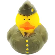 Cool Uniform Armed Forces Rubber Ducks (2) Standard Size. (12 Pack)