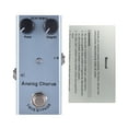 thumbnail image 2 of Guitar Analog Chorus Guitar Effects Pedal Rate/Depth Controls Knob DC 9V 6.35mm Input/Output Interface Electric Guitar Analog Chorus Effector with True Bypass, 2 of 7