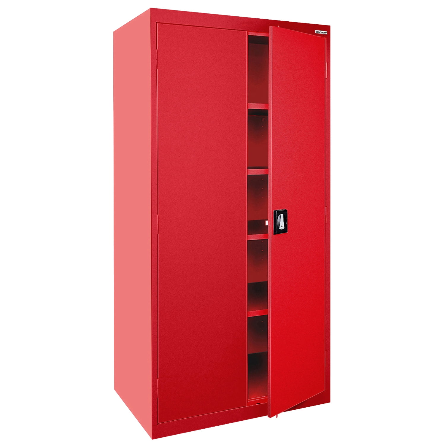 Sandusky Elite Series Heavy-Duty Welded Steel Garage Storage Cabinet, Red