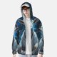 thumbnail image 2 of Balery Forest Meditating Goat Sudadera ligera de manga larga con capucha y protección solar UPF 50+ para hombre y mujer, ideal para pesca y running-Large, 2 of 7