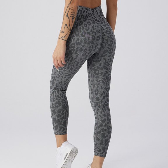 Wancir Women Ribbed Seamless Leggings High Waisted Workout Gym Yoga Pants