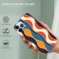 thumbnail image 2 of COMIO  70'S Color Phone Case Compatible with iPhone 15, Rainbow Stripes Color Cover for Men Girls Women Boys, Shockproof Protective Case for iPhone 15, 2 of 4