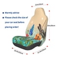 thumbnail image 3 of Fotbe Colorful Plants And Insects Funda para Asiento de Auto con Estampado – Impermeable y Antisudor – Ajuste Universal, Lavable a Máquina, Antideslizante (1 Pieza), 3 of 5