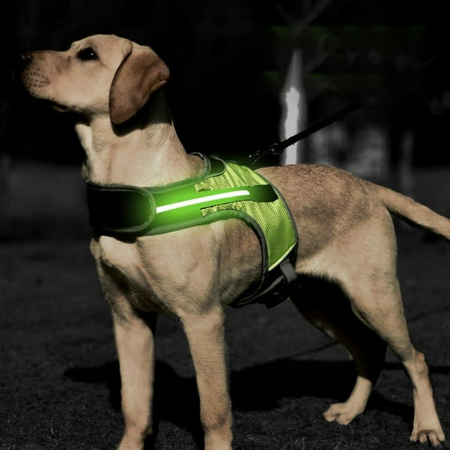 K-shaped Luminous LED Harness For Pet Dog Chest Harness For Medium And Large Dogs Night Travel