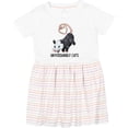 thumbnail image 3 of Inktastic Impossumbly Cute Possum Pun Girls Toddler Dress, 3 of 5