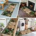 thumbnail image 5 of Runner Rugs 2x6 Ft, Sage Green Black Women Non Slip Area Rugs for Kitchen Bedroom Entryway, Spring Eucalyptus Brown Wooden Washable Carpet Runner Rug Floor Mats for Bedroom Home Decor, 5 of 8