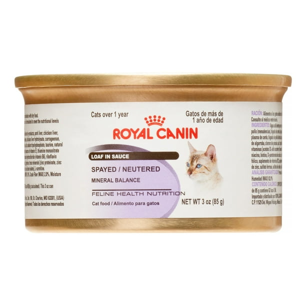 Royal Canin Feline Health Nutrition Spayed/Neutered Loaf in Sauce Wet