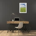 thumbnail image 3 of Paulson, Don 23x32 White Modern Wood Framed Museum Art Print Titled - Washington, Palouse Hills Field of spring peas, 3 of 4