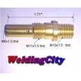 thumbnail image 2 of WeldingCity 2-pk Gas Diffuser 51 for Lincoln Magnum and Tweco Mini/#1 100-180 Amp MIG Welding Guns, 2 of 3