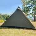 thumbnail image 5 of 1 Person Tent Ultralight Tipi Tent Outdoor Camping Hiking Single Backpacking Tent shelter Survival Gear, 5 of 7