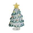 thumbnail image 2 of Mini Handblown Glass Christmas Tree Ornament Sparkling Crystal Xmas Decoration for Home Tabletop and Holiday Display, 2 of 6