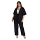 thumbnail image 5 of Conjunto de lino Roman Fashion Tallas Extras 4312 Negro 38, 5 of 7