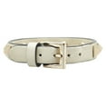 thumbnail image 3 of Pre-Owned Valentino Rockstud Bracelet in White Gold Plated Leather for Women, 3 of 8