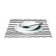 thumbnail image 3 of Modern Wavy Pattern 12x18in Heat-Resistant Non-Slip Place Mat, Durable and Wrinkle-Resistant, 3 of 8