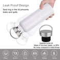 thumbnail image 5 of Neihepal 20oz Leakproof Stainless Steel Insulated Water Bottle with Handle, BPA Free, 2 Pack, White, 5 of 6