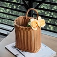 thumbnail image 1 of Imitation Vine Weaving Kitchen Garlic Storage Retro Wall Hanging Portable Small Flower Kitchen Utensil Hanging Silicone Counter Mat Coffee Oil Utter Silicone Pizza Dough Silicone Cookie Sheet Baking, 1 of 3