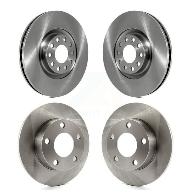 CMX Front Rear Disc Brake Rotors Kit for Car 2000-2001 Audi A4 Quattro with 320mm Diameter Rotor K8-102263