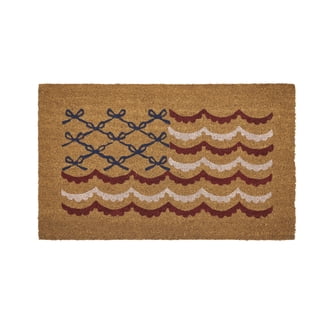 My Texas House Multi Dainty Rose Outdoor Coir Mat, 30