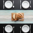 thumbnail image 3 of Teal Grey Table Runner 120 Inches Long,Dining Table Runners Dresser Scarves,Farmhouse Gray Barn Wooden Vintage Striped Kitchen Coffee Tablerunner for Tabletop Party Birthday Holiday Wedding 13"x120", 3 of 8