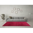 thumbnail image 3 of Ahgly Company Indoor Round Abstract Pink Contemporary Area Rugs, 6' Round, 3 of 4