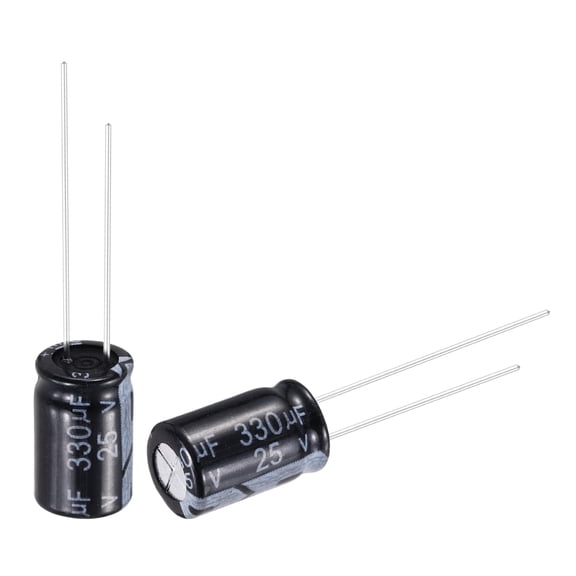 330uF 25V Capacitor, Aluminum Electrolytic Capacitors 105C High Temp 50pcs