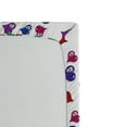thumbnail image 2 of Ambesonne Colorful Fitted Sheet, Hearts and Skulls, Twin Size, Multicolor, 2 of 2
