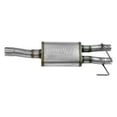 thumbnail image 3 of Flowmaster Exhaust Muffler 717835 FlowFX; Oval Stainless Steel Case; 3 Inch Single Center Inlet; 2-1/4 Inch Dual Outlet; 14 Inch Body/39.3 Inch Overall Length, 3 of 5