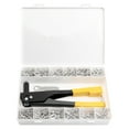 thumbnail image 1 of Labymos Heavy Duty 380 PCS Riveter Set Blind Rivet Machine Assortment Kit Pratical Hand Tool, 1 of 8