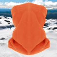 thumbnail image 1 of Orange Neckerchief Winter Ski Warm Scarf Multifunctional Cold Proof Fleece Outdoor Windproof Motorcycle Riding Head Cover Thick, 1 of 3
