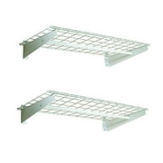 HyLoft 777 36-by-18-Inch Steel Wall Shelf - Pack of 2 - 150lbs Weight Capacity