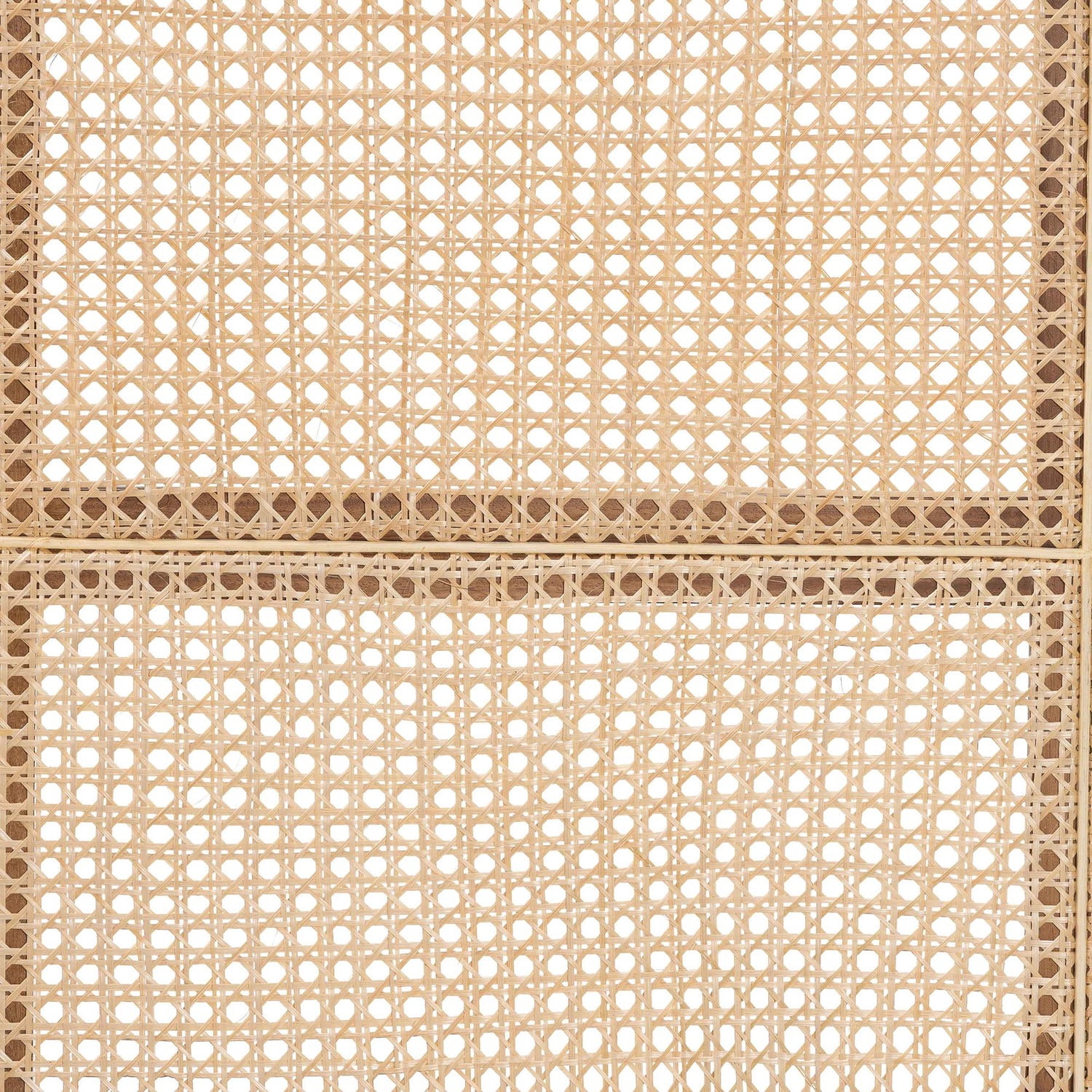 Baxton Studio Hermine Bamboo Woven Headboard Wood Backrest Panel Queen Size