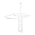 thumbnail image 4 of OULII 2Pcs Household White Plastic Hoodie Hanging Rack Foldable Stretchable Clothes Hangers, 4 of 8