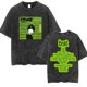 thumbnail image 3 of Camiseta de Charli XCX Brat Tour para hombre, camisa con estampado de letras de alta calidad, Vintage, lavada, a la moda, Unisex, Hip Hop, de gran tamaño, 2024, 3 of 4