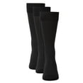 thumbnail image 7 of MeMoi Men's 3 Pair Pack Assorted Mercerized Cotton Blend Crew Socks - Mens - Male, 9-11, Black, 7 of 7