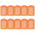 thumbnail image 2 of 10X Portatarjetas de Identificación Zulema Titular de Tarjeta Vertical Color Naranja, 2 of 8