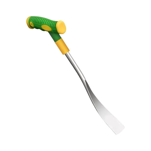Small T Shaped Spade Non Slip Planting Spade Lightweight Stainless Steel Weeding Trowel for Weeding Removal Camping, Moving Transplanting