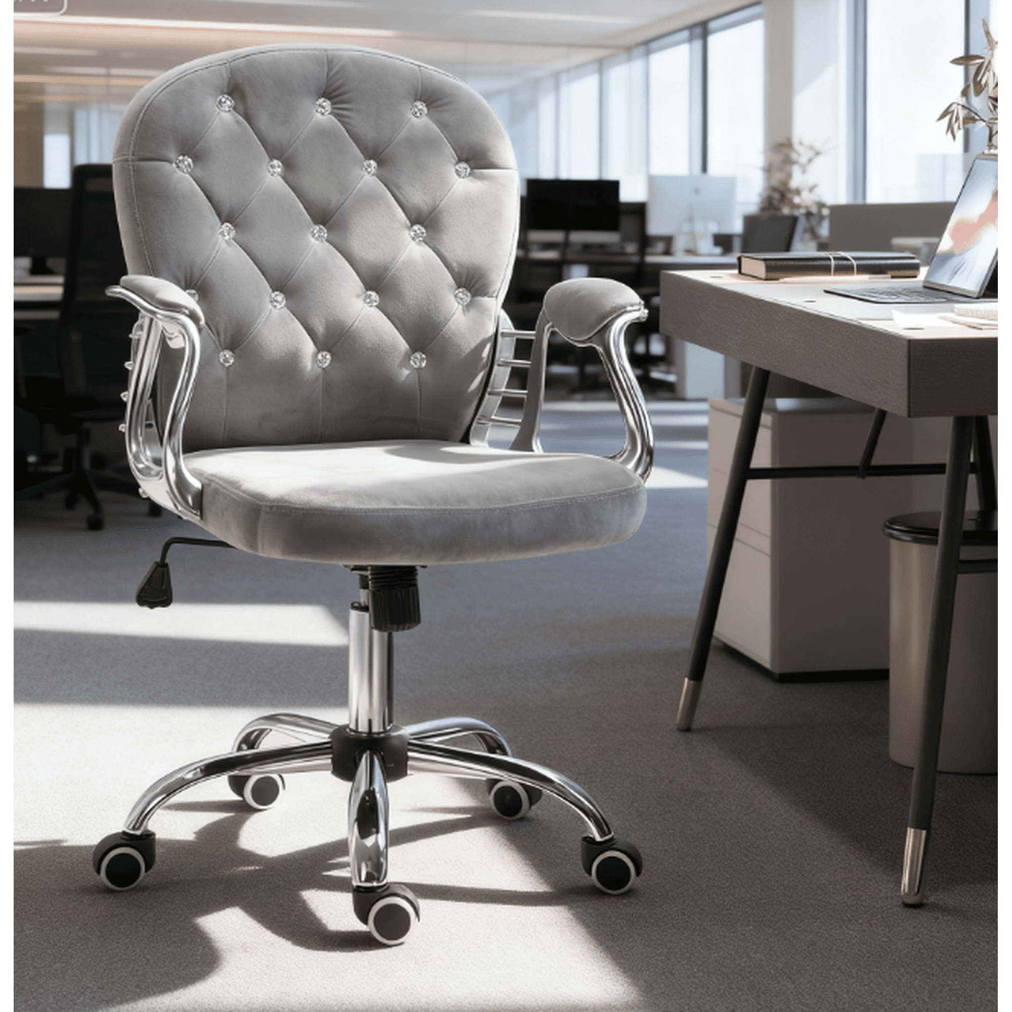 office chairs luxury tufted office product