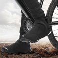 thumbnail image 3 of 1 par de cubrezapatos de ciclismo unisex, resistentes al viento, impermeables, térmicos, cálidos, con cremallera, para ciclismo de montaña [L], 3 of 5