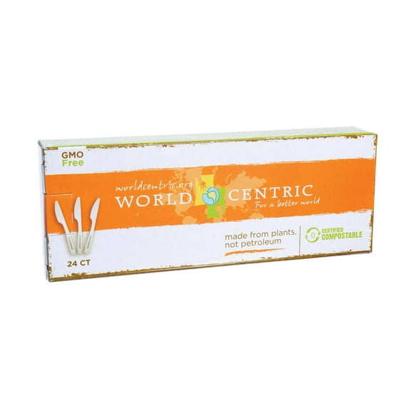 World Centric Knives, Compostable, Non-GMO-12 x 24 ct