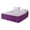 Purple, variant on Sktrjpolfis Twin Size Bed Skirt, 16 Inch Drop Elastic Wrap-Around Soft Fabric Cover, 1-Pack