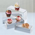 thumbnail image 5 of 4Pcs Stainless Steel Display Risers, Display Stand for Purse Gold, 5 of 5