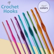 Craftbud Crochet Kits for Beginners, Craft Supplies Include 1100 Yards for Crochet Yarn Balls and 12 Pcs Crochet Hooks Set , Tote Bag for Travel