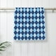 thumbnail image 5 of Fotbe Blue Squares Toalla Premium con Patrón, Toalla de Microfibra de Secado Rápido, Ligera y Altamente Absorbente (27.5x16in), Ideal para Uso Diario, 5 of 6