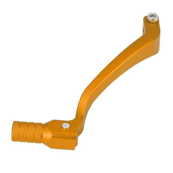 0.39 inch Aluminum Alloy Universal Motorcycle Shift Lever Folding Gear Shifter Gold Tone