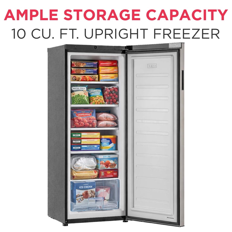 Frigidaire 10 cu. ft. Garage Ready Upright Freezer with Platinum