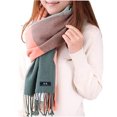 thumbnail image 1 of Manta larga a cuadros para mujer, gruesa, de gran tamaño, para invierno/otoño, bufanda cálida, bufanda grande a cuadros, chal envolvente, 1 of 7