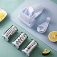 thumbnail image 5 of Harlier Cheese Grater, Rotary Cheese Grater with Handle, Handheld Cheese Grater with 3 Stainless Steel Drums for Cheese Nuts Chocolates Vegetables, 5 of 8