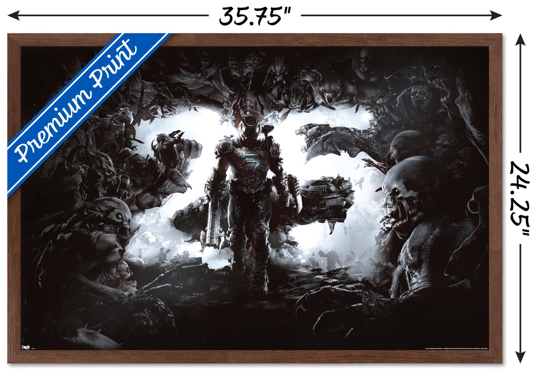 Doom - Anniversary Wall Poster, 22.375" x 34" Framed